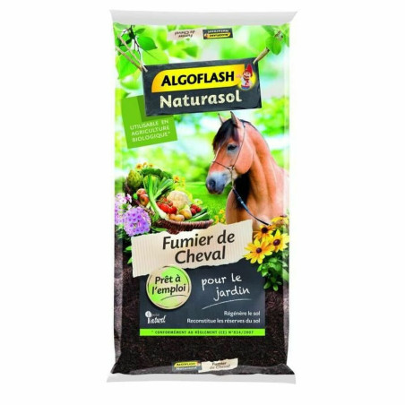 Organic fertiliser Algoflash Horse manure (15 kg)