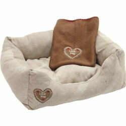 Dog Bed Kerbl Love You 47 x 37 cm Beige