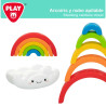 Skill Game for Babies PlayGo Rainbow 6 Pieces 21,5 x 16 x 8,5 cm (6 Units)