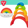 Skill Game for Babies PlayGo Rainbow 6 Pieces 21,5 x 16 x 8,5 cm (6 Units)