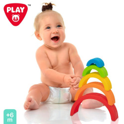 Skill Game for Babies PlayGo Rainbow 6 Pieces 21,5 x 16 x 8,5 cm (6 Units)