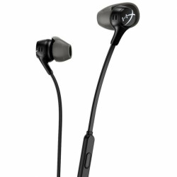 Headphones with Microphone Hyperx Cloud EarBuds II Black