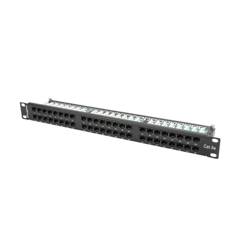 48-port UTP Category 6 Patch Panel Lanberg PPU5-1048-B