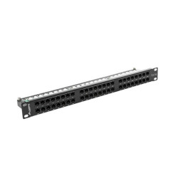 48-port UTP Category 6 Patch Panel Lanberg PPU5-1048-B