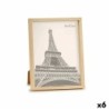 Photo frame Brown Plastic (21,7 x 2 x 26,7 cm) (6 Units)