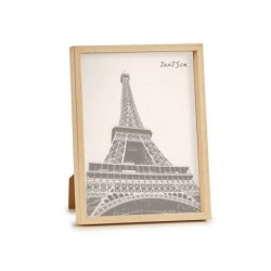 Photo frame Brown Plastic (21,7 x 2 x 26,7 cm) (6 Units)