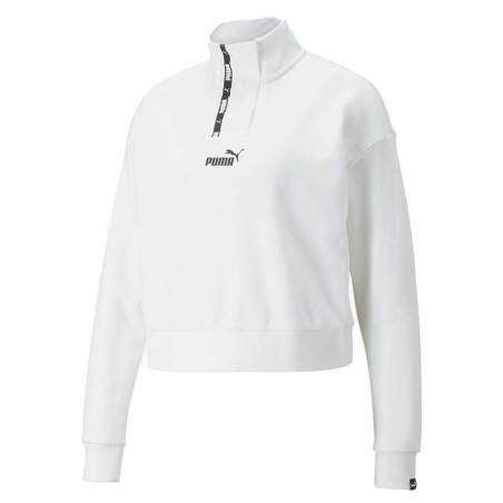 Women’s Sweatshirt without Hood Puma Tape Half-Placket W