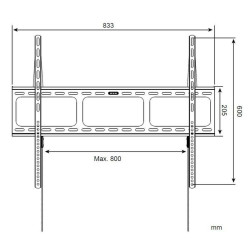 TV Mount Techly ICA-PLB 860 42" 80" 60 Kg