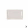 Snack tray La Mediterránea White 30 x 20 x 2,5 cm (12 Units)