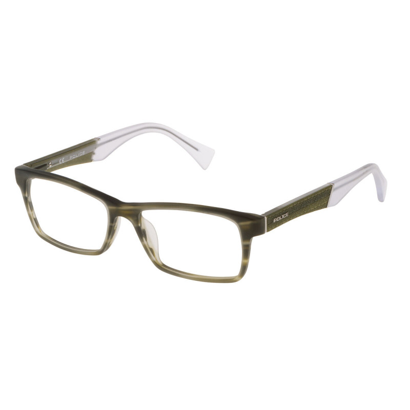 Men' Spectacle frame Police V1919E-55N98M Green Ø 55 mm