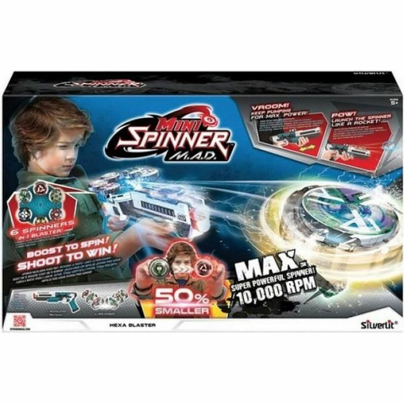 Spinning Top Silverlit Mini Spinner Gun Launcher