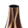 Vase Zebra Ceramic Golden Brown 23 x 23 x 43 cm