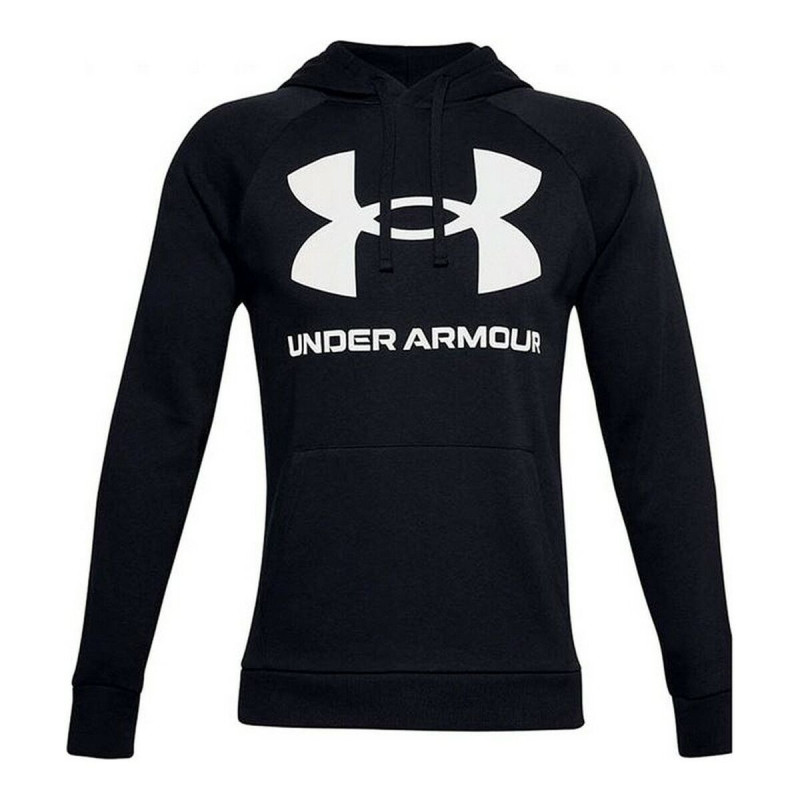 Men’s Hoodie Under Armour Rival Fleece Big Logo Black