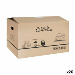 Cardboard box for moving Confortime 65 x 40 x 40 cm Brown (20 Units)