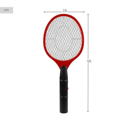 Electric Mosquito Repellent Aktive Racquet Stainless steel Plastic 18 x 46 x 3 cm (12 Units)