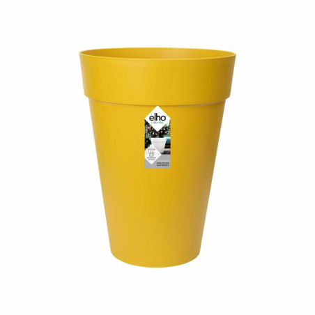 Plant pot Elho Yellow Ø 34 cm Ocre Plastic Circular Modern