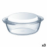 Casserole with lid Pyrex Essentials Transparent 2,1 L (3 Units)