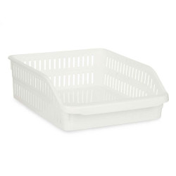 Fridge Organiser White Plastic 26 x 9,3 x 30,5 cm (24 Units)