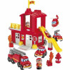 Playset Ecoiffier Fire Station 10 Pieces