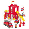 Playset Ecoiffier Fire Station 10 Pieces