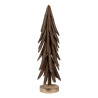 Christmas Tree Brown Paolownia wood Tree 27 x 27 x 88 cm