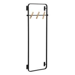 Coat rack Black Iron 45 x 7 x 120 cm