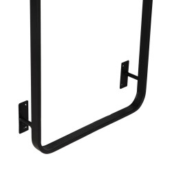 Coat rack Black Iron 45 x 7 x 120 cm