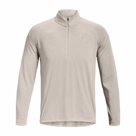 Men’s Long Sleeve T-Shirt Under Armour Streaker Run Beige