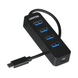 USB Hub Unitek H1117B Black 10 W