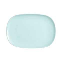 Serving Platter Luminarc Sweet Line Turquoise Glass 35 x 24 cm (6 Units)