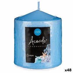 Scented Candle Ocean Blue 7 x 8 x 7 cm (48 Units)