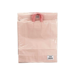 Paper Bag Pink 32 X 12 X 50 cm (100 Units)