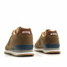 Men’s Casual Trainers Mustang Attitude Karelu Leather Light brown