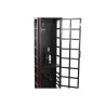 Bottle rack DKD Home Decor Telephone Black Red Dark grey Metal 40 x 38 x 175 cm