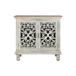 Sideboard Home ESPRIT Grey Mango wood Mirror 101 x 43 x 98 cm