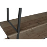 Shelves Home ESPRIT Black Metal Fir 148 x 36,5 x 200 cm