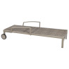 Sun-lounger DKD Home Decor Beige Brown synthetic rattan Aluminium (195 x 78 x 30 cm)