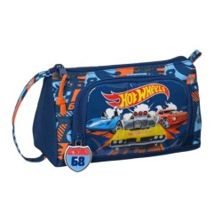 School Case Hot Wheels Speed club Orange Navy Blue 20 x 11 x 8.5 cm