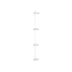 Bathroom Shelves Extendable Metal Plastic (4 Units)