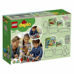 Vehicle Playset   Lego DUPLO 10872 Train rails and bridge         26 Pieces