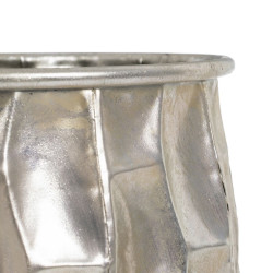 Planter Silver Iron 30 x 30 x 44,5 cm