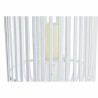 Lantern DKD Home Decor Crystal White Bamboo (28 x 28 x 47 cm)