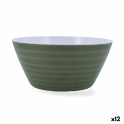 Salad Bowl Quid Sicilia Multicolour Bioplastic 25 x 12 cm (12 Units)