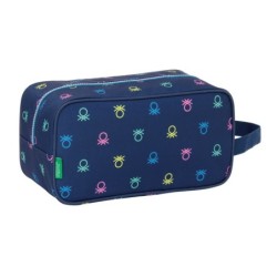 Travel Slipper Holder Benetton Cool Navy Blue 29 x 15 x 14 cm