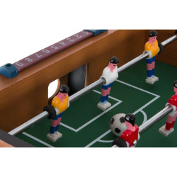 Table football DKD Home Decor 69 x 37 x 69 cm Natural Metal Wood polypropylene