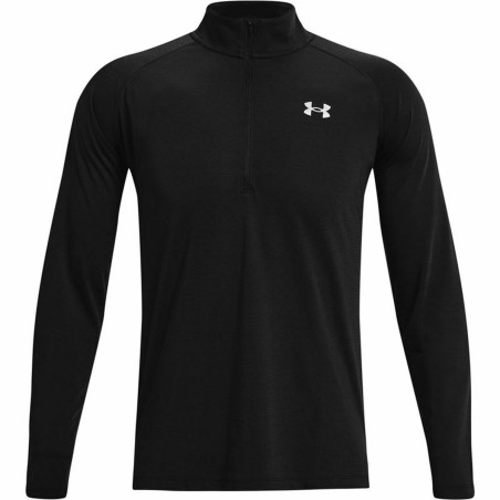 Men’s Long Sleeve T-Shirt Under Armour STR Zip Black