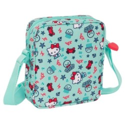 Shoulder Bag Hello Kitty Sea lovers Turquoise 16 x 18 x 4 cm