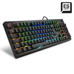 Gaming Keyboard Sharkoon 4044951030873 Black Spanish Qwerty