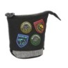 Pencil Holder Case Harry Potter House of champions Black Grey 8 x 19 x 6 cm