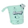 Pencil Holder Case Snoopy Groovy Green 8 x 19 x 6 cm